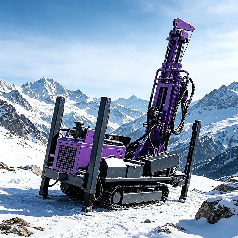 Heavy Equipment Drilling Rig - جهاز حفر آبار المياه الزاحف للخدمة