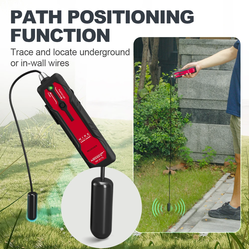 NOYAFA NF-817 كابل مكتشف كاشف  - مراجعة Underground Cable Detector وسعره