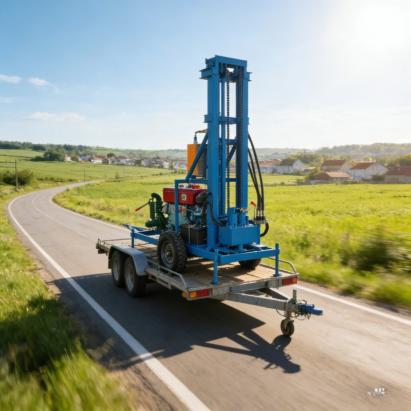 معدات حفر آبار المياه الصناعية - مراجعة Heavy Equipment Drilling Rig وسعره