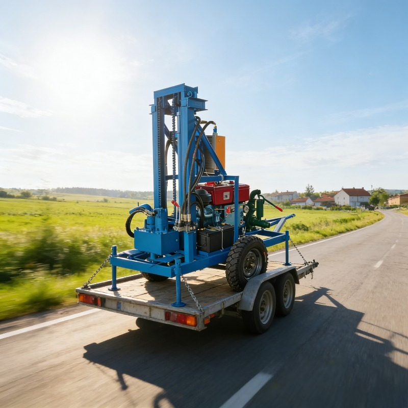 معدات حفر آبار المياه الصناعية - مراجعة Heavy Equipment Drilling Rig وسعره