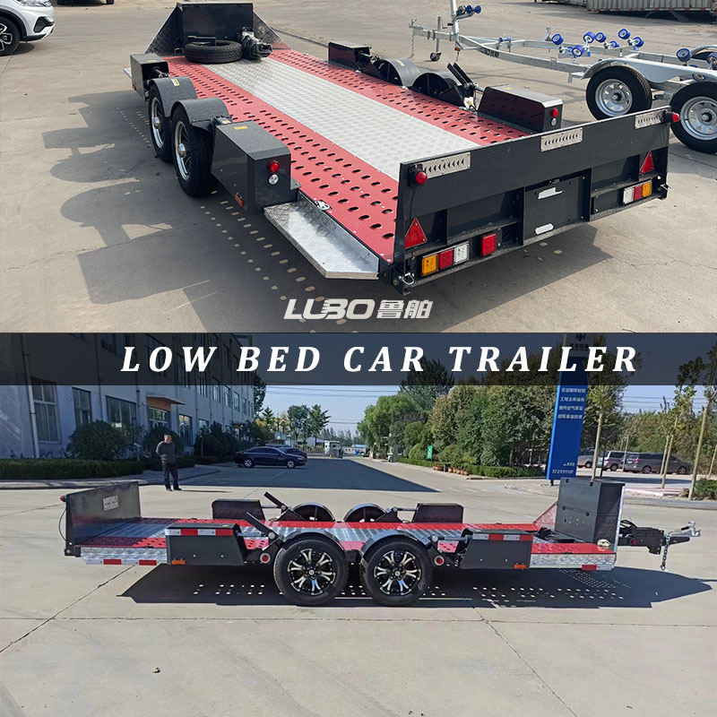 مقطورة منخفضة السطح لنقل الحفا - مراجعة Heavy Equipment Trailer وسعره