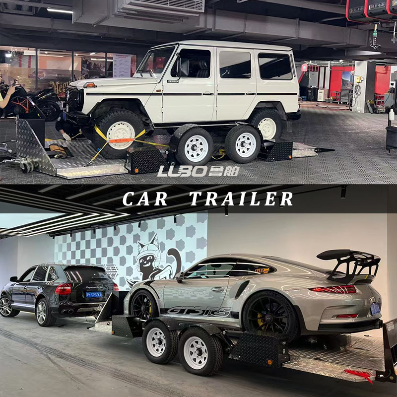 مقطورة منخفضة السطح لنقل الحفا - مراجعة Heavy Equipment Trailer وسعره