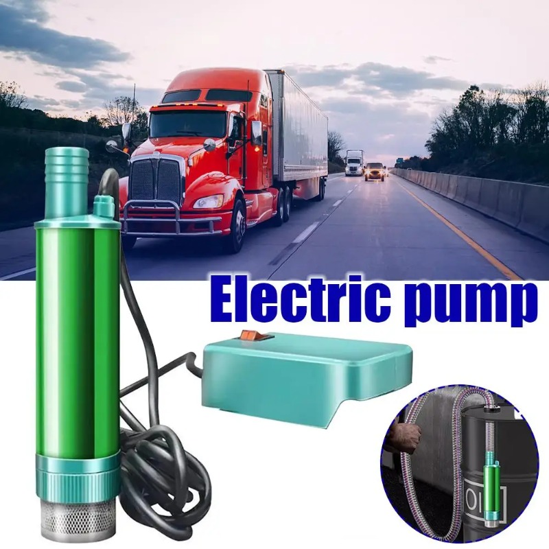 مضخة زيت/ماء 2 في 1 لبطارية ما - مراجعة Diesel Water Pump وسعره