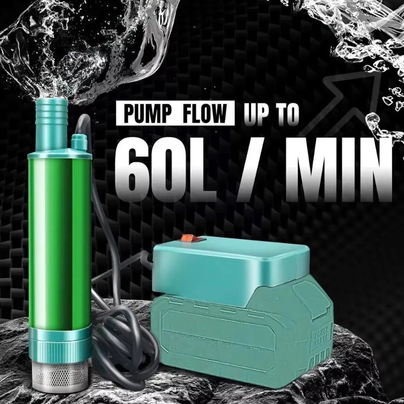 مضخة زيت/ماء 2 في 1 لبطارية ما - مراجعة Diesel Water Pump وسعره