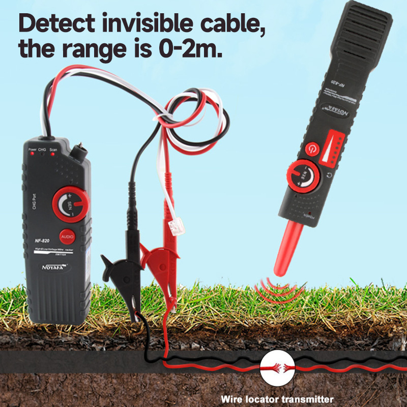 NF-820 كاشف الكابلات تحت الأرض - مراجعة Underground Cable Detector وسعره