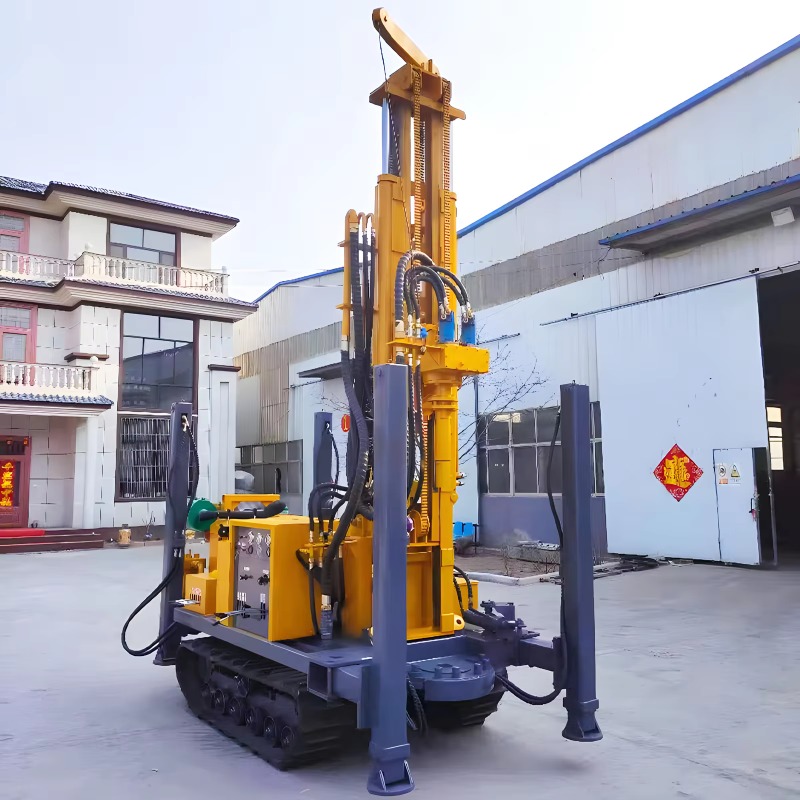 جهاز حفر آبار المياه الزاحف لل - مراجعة Heavy Equipment Drilling Rig وسعره