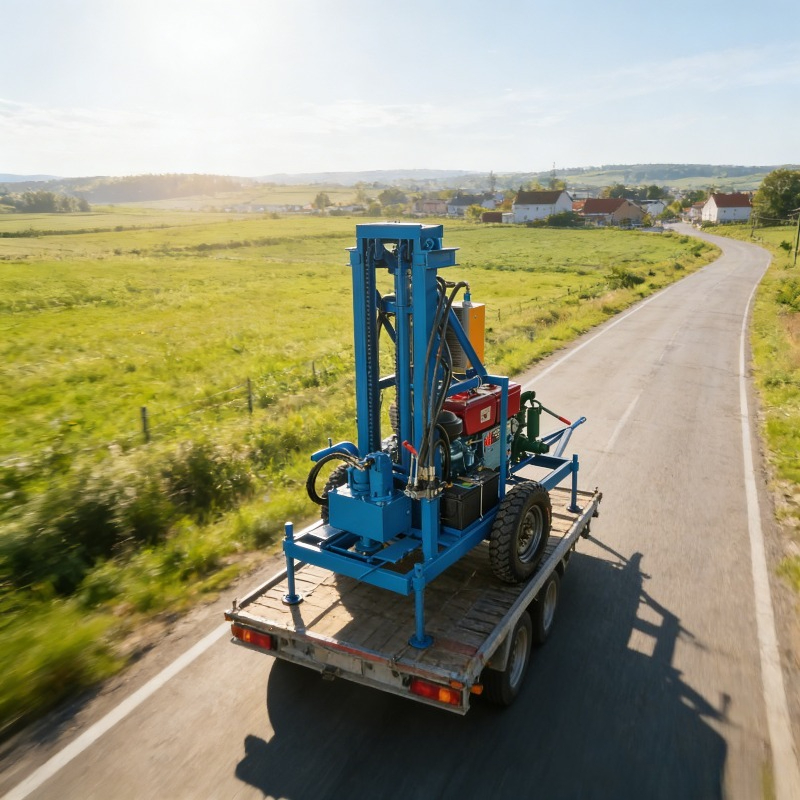 جهاز حفر آبار مياه صغير وقوي م - مراجعة Heavy Equipment Drilling Rig وسعره