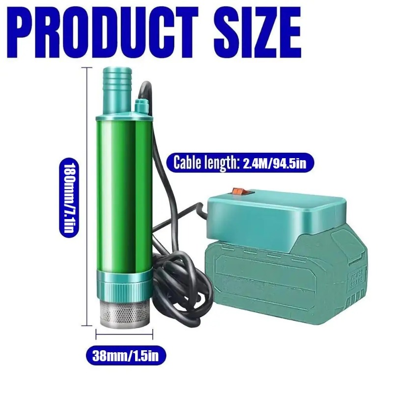 مضخة تعمل ببطارية الليثيوم لبط - مراجعة Diesel Water Pump وسعره