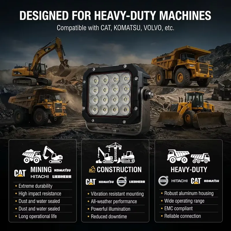 كشاف إضاءة عالي اللمعان مع خاص - مراجعة Heavy Equipment Mining وسعره