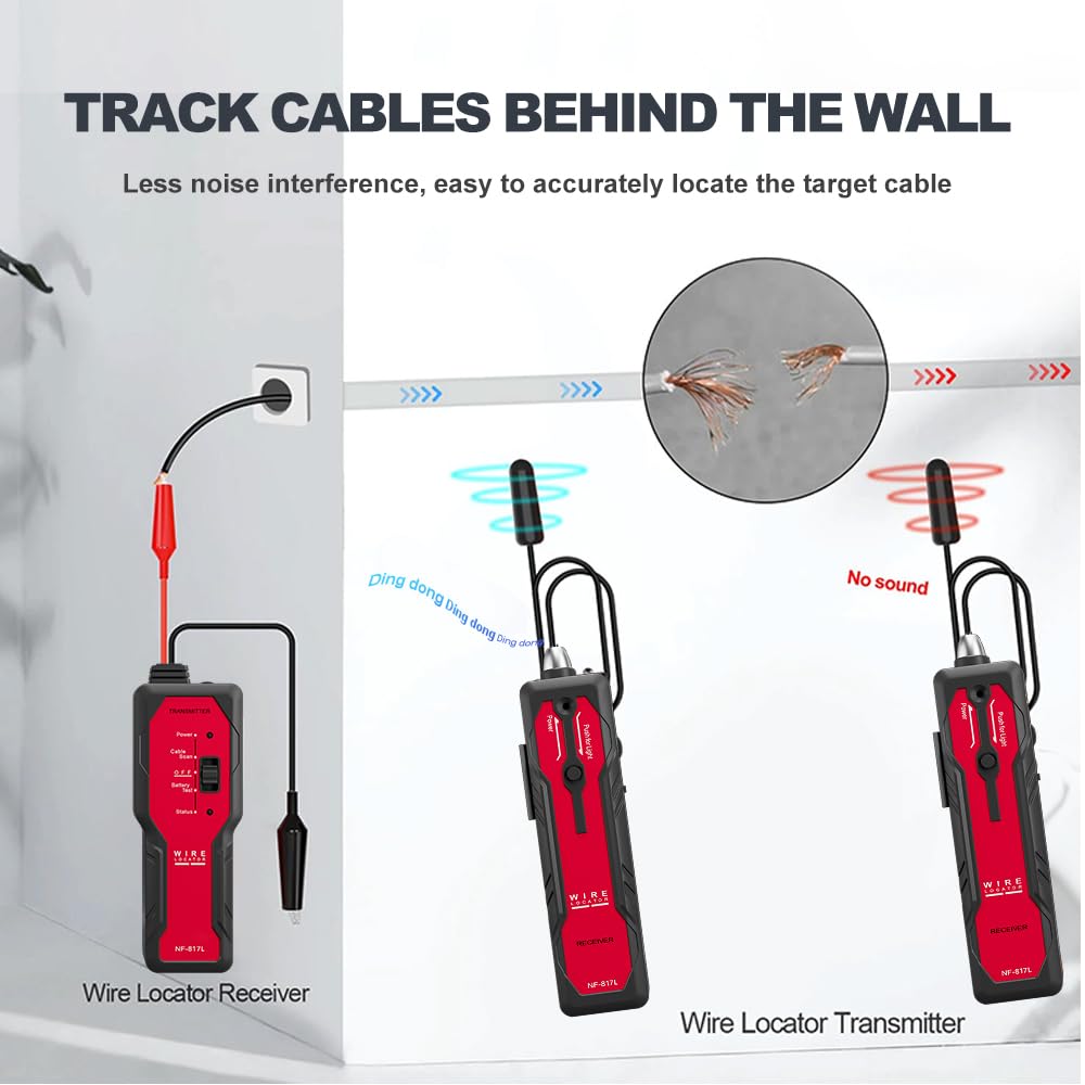 Noyafa-محدد مواقع الكابلات تحت - مراجعة Underground Cable Detector وسعره