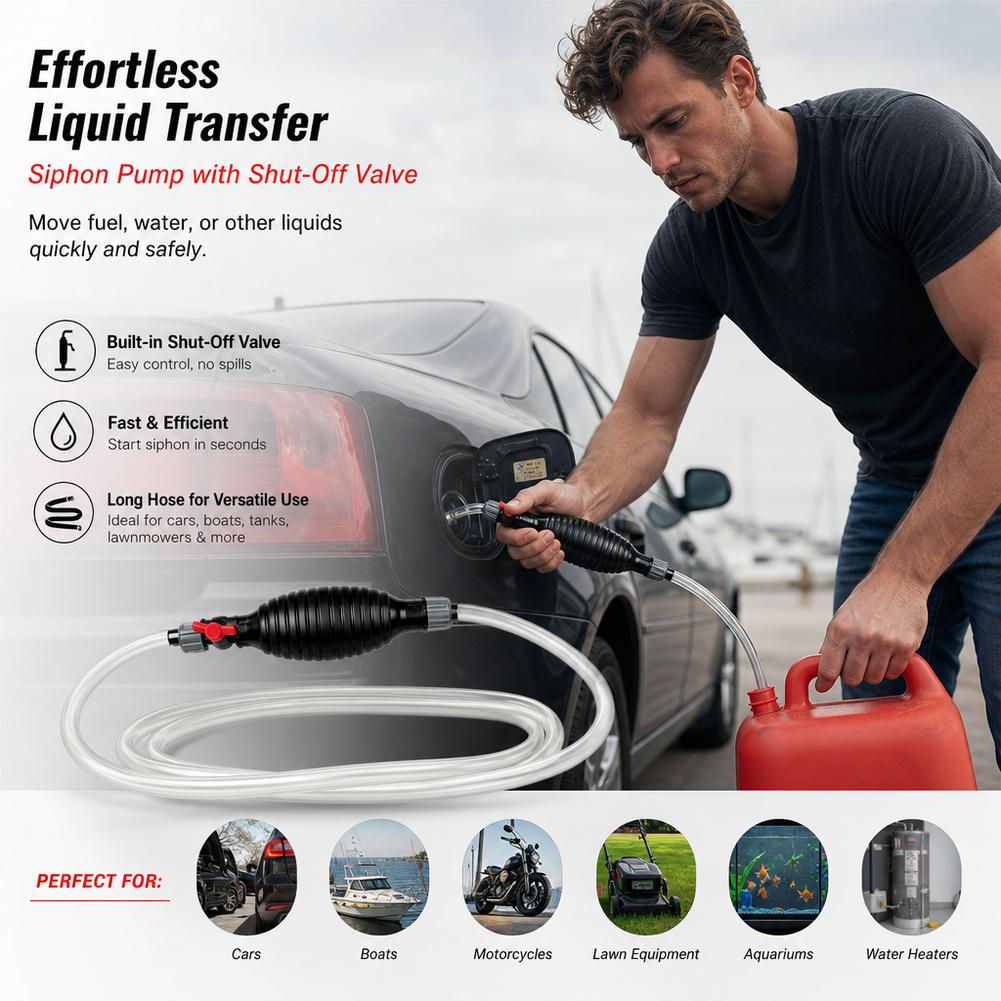 مضخة استخراج الزيت مع صمام مدم - مراجعة Diesel Water Pump وسعره