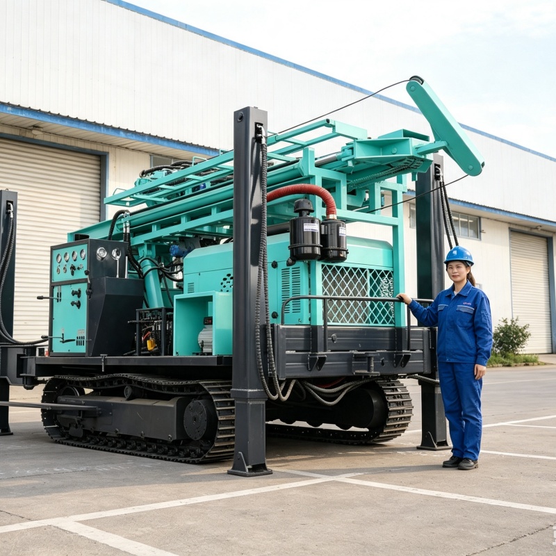 جهاز حفر آبار مياه مخصص، آلة ح - مراجعة Heavy Equipment Drilling Rig وسعره